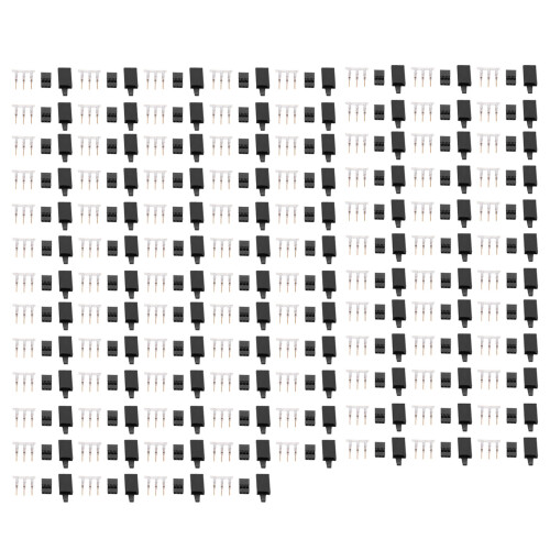 100er Set 3-Pin RC Servo JST-Stecker Kit – ABS Messing Modellflugzeug-Stecker 1