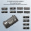 Cache-Boutons de Commande de Chauffage/Climatisation pour  Série 5 E39 X5 E53 1996-2002 64116915812 3