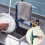 Telescopic Sink Rack Drain 32-45cm PP Adjustable Drainer Storage Shelf 3