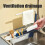 Telescopic Sink Rack Drain 32-45cm PP Adjustable Drainer Storage Shelf 5