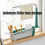 Telescopic Sink Rack Drain 32-45cm PP Adjustable Drainer Storage Shelf 10