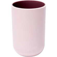 Travel Toothbrush Case and Holder, Compact Hygienic Organizer Cup for Travel, Durable Lightweight Blue Pink