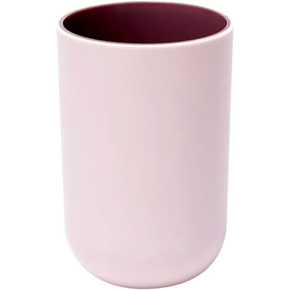 Blue/Pink Travel Toothbrush Case And Holder, Compact Hygienic Organizer Cup For Travel, Durable Lightweight