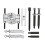 Auto Bearing Separator Puller Set 9pcs Portable Metal Splitter Tool Kit 1