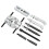 Auto Bearing Separator Puller Set 9pcs Portable Metal Splitter Tool Kit 9