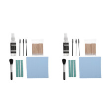 2Sets Headset Cleaning Brush and Cloth Set for Safe Earphone Cleaning
