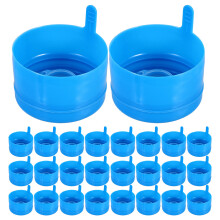 50Pcs Blue Reusable Plastic Water Jug Caps for Gallon Bottle Seal