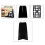 2Pièces Support Pinceaux Noir Pliable Séchage Et Rangement 5