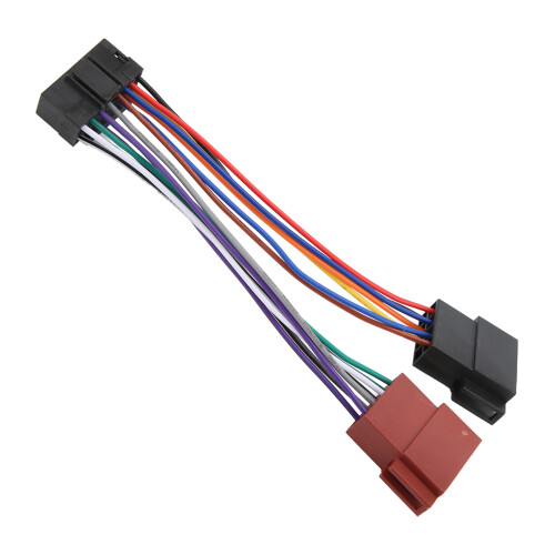 Premium 16Pin Car Radio Wire Harness Replacement ABS Plastic Easy Connection 2