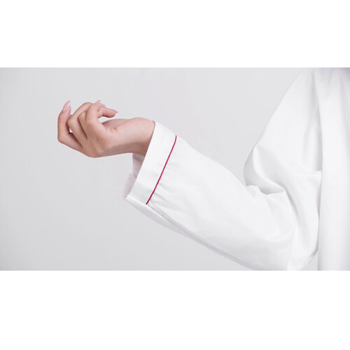 Witte Chefsjas Polyester, Langemouw, Praktisch Restaurant 2