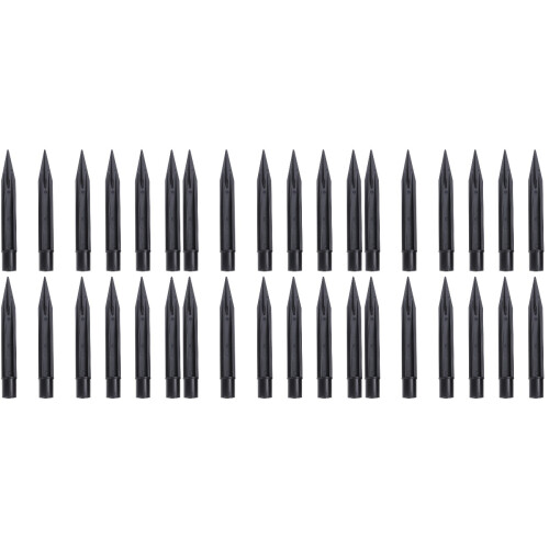 36Pcs Sturdy Ground Spike for Landscape Lighting Black Plastic 2
