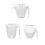 1Set Transparent Glass Tea Service Set Home Teacup Kit Design 2