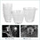 1Set Transparent Glass Tea Service Set Home Teacup Kit Design 4