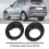 BMW X3 E83 Nebelscheinwerfer-Ringabdeckung Schwarz 2 Stück Frontstoßstangenersatz 12