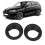 BMW X3 E83 Nebelscheinwerfer-Ringabdeckung Schwarz 2 Stück Frontstoßstangenersatz 15
