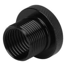 Universal Car Oil Filter Adapter Metal Black 5/8-24 to M14x1.5