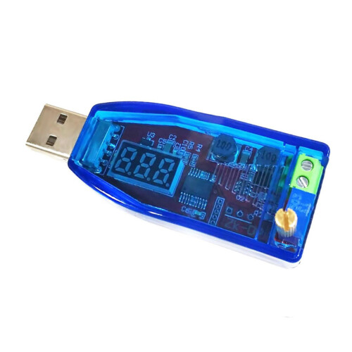 DC DC Step Down Converter 5V to 24V Adjustable Voltage Regulator with LED Display for Car Electronics