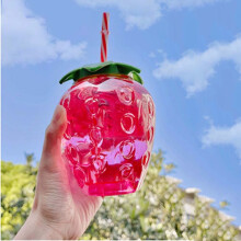 Toddler Sippy Cup with SpillResistant Lid, Cute Strawberry Design, EasyGrip Leak Proof Training Cup