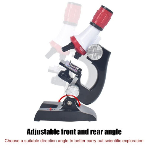Kids Microscope Kit with Slides 1200X  Magnification Beginner Student Portable Set 2