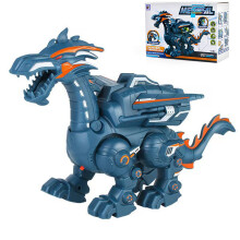 Realistisches Dinosaurierspielzeug mit Sound, Licht, Lauffunktion und Spray, kindgerechtes Design