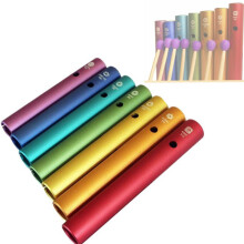 Aluminum Alloy Wah Tube 768Hz Hand Percussion with Long Sustain Tone for Music Therapy
