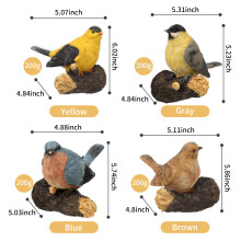 Hanging Bird House Cute Bee Style Cage for Outdoor Garden Yard