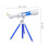 Astronomical Telescope for Beginners with Definition Optics Rotatable Adjustable Design Blue Educational Telescope 2
