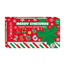 Christmas Alphabet Magnets for Kids Magnetic Learning Letters and Numbers Set for Fridge