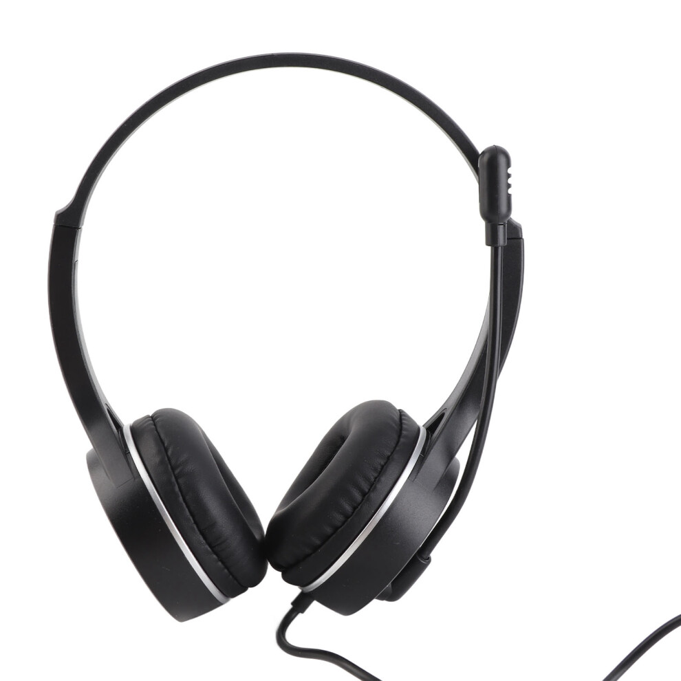 Kids Stereo Noise Isolating Foldable On Ear Headphones With Mic, Black 7671390476718