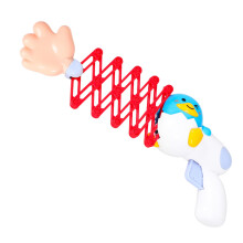 Telescopic Fist Toy with Spring Action Funny Hand Shape Lightweight Plastic Prank Gift for Party