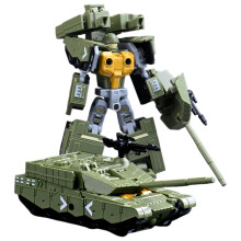 Transforming Military Tank Robot Toy with Dual Mode Transformation and Realistic Combat Detailing for Kids
