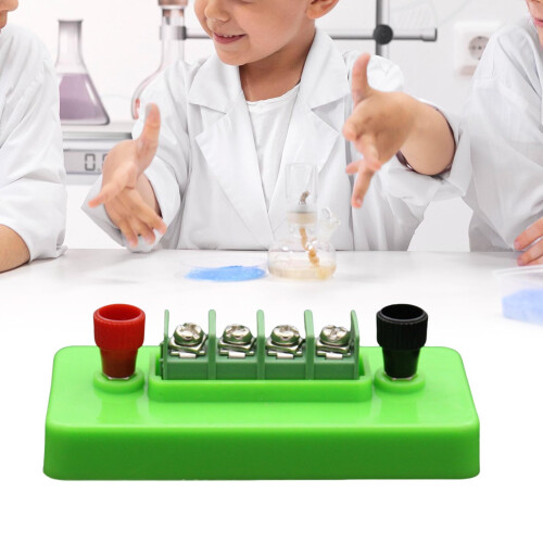 Physics Experiment Kit with Wire Barrier Terminal Block, STEM Electrical Circuit Learning Toy 1