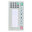 Membrane Keypad for MD204, 164x86mm, Plastic Switch, 30mA 10