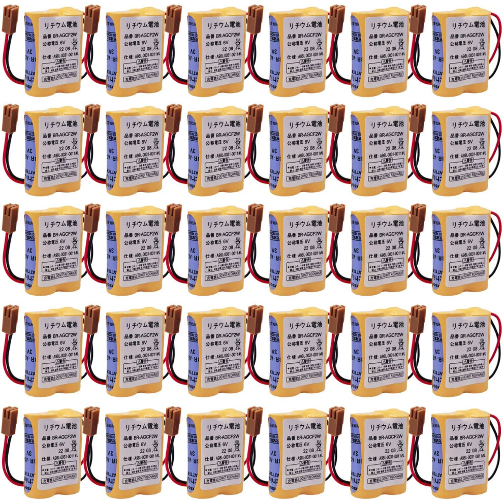 (30Pack) Plc Lithium Battery 6V 2200Mah Longlasting Power Supply For Industrial Automation 9771547544081