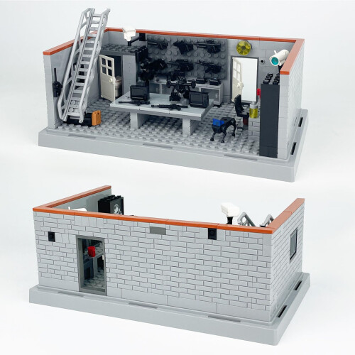 Military Building Blocks Set with SWAT Army Base, Weapons Armory Pack, Compatible with 2