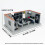 Military Building Blocks Set with SWAT Army Base, Weapons Armory Pack, Compatible with 4