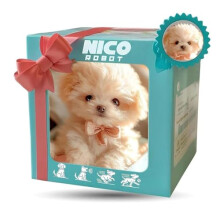 2026 Upgraded AI Robot Dog with Realistic Fur, Walking and Barking Lifelike Puppy for Kids and Pet Lovers