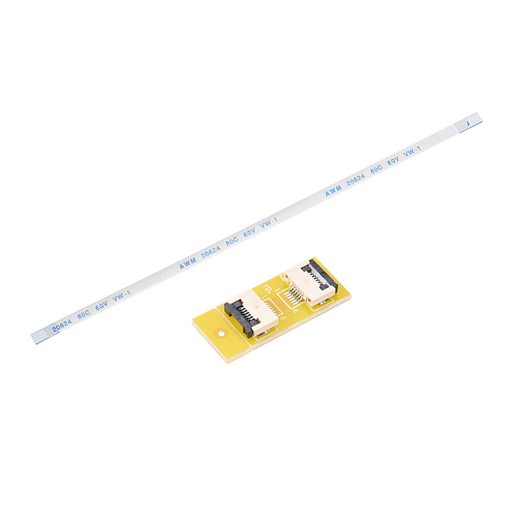 Ffc Fpc Extension Cable Kit 6 Pin 0.5Mm Pitch With Flip Up Board 150Mm UltraâThin Flexible Flat Ribbon For Lcd And Diy Projects 9330225957898