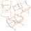 3Pcs Beauty Sponge Holders Reusable Iron Makeup Egg Racks for Home Use 7