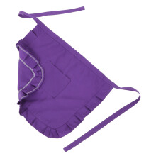 1Tablier Court Violet Pour Cuisine Poche Ajustable Pour Serveuses