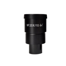 WF20X Stereo Microscope Eyepiece 30mm Wide Field Ocular Lens with Optional Reticle Scale