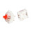 10Pcs Red Mechanical Keyboard Switches Alloy Touch Spot Durable with Puller 6