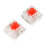 10Pcs Red Mechanical Keyboard Switches Alloy Touch Spot Durable with Puller 7
