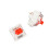 10Pcs Red Mechanical Keyboard Switches Alloy Touch Spot Durable with Puller 10