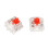 10Pcs Red Mechanical Keyboard Switches Alloy Touch Spot Durable with Puller 11