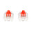 10Pcs Red Mechanical Keyboard Switches Alloy Touch Spot Durable with Puller 13