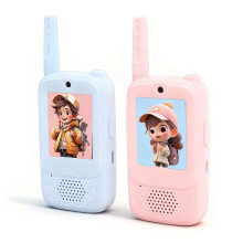 Kids Video Walkie Talkie with HD OneTouch Video Call, Rechargeable Long Range Intercom Toy for Children