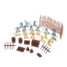 Pirate Toy Figures Set with Accessories, Durable Plastic Mini Pirate Soldier Figures for Kids Party