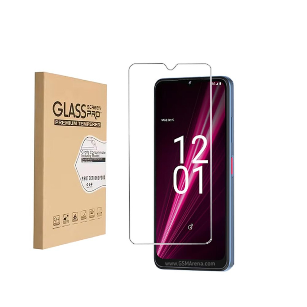 Screen Protector For Tmobile Revvl 6 9H Hardness Full Coverage Hd Clear Tempered Glass Bubble 1 Pack 9073542683971