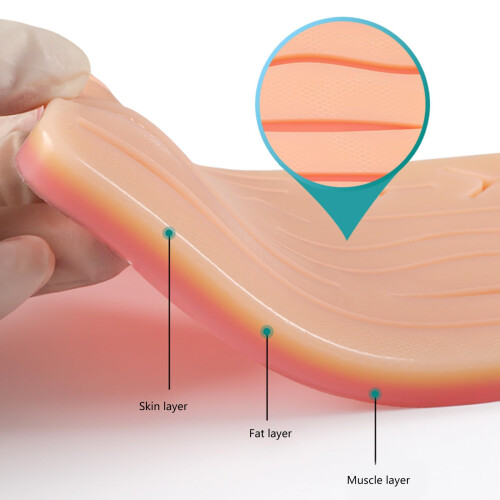 Suture Practice Kit with Realistic Skin Simulation, 14 Wound Types Reusable Training for Medical Students 2